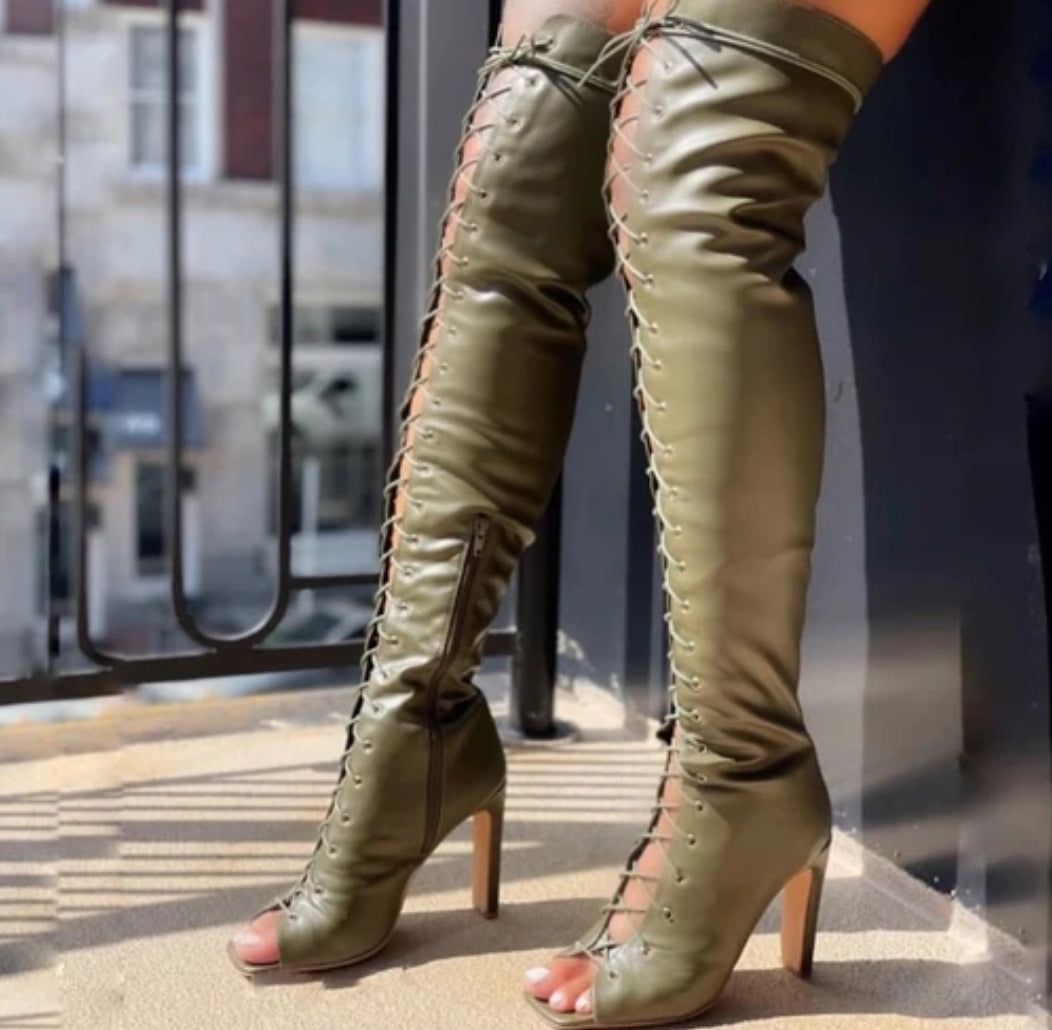 The Drip Knee-length Boots