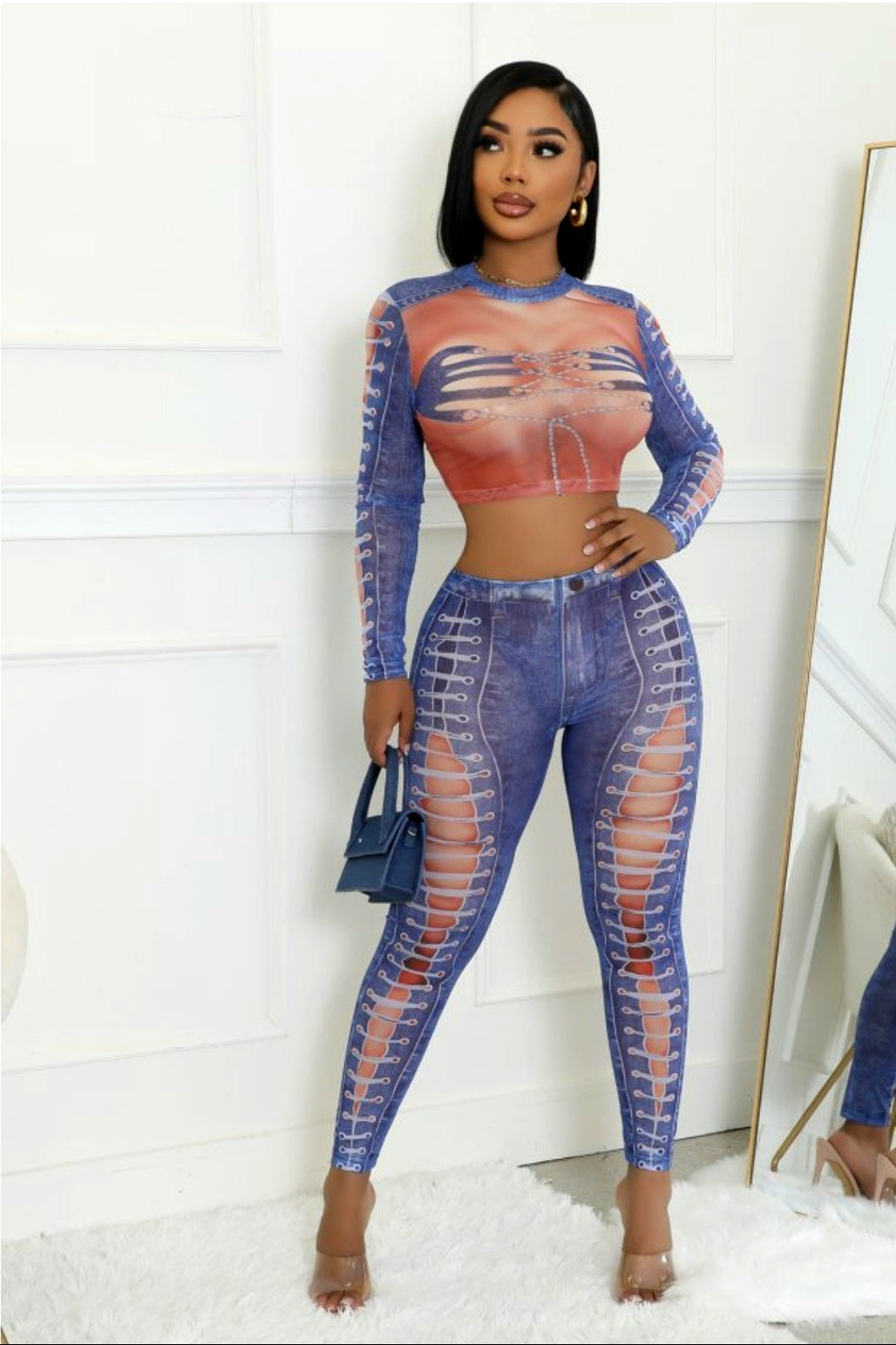 The Tied Up Leggings Set