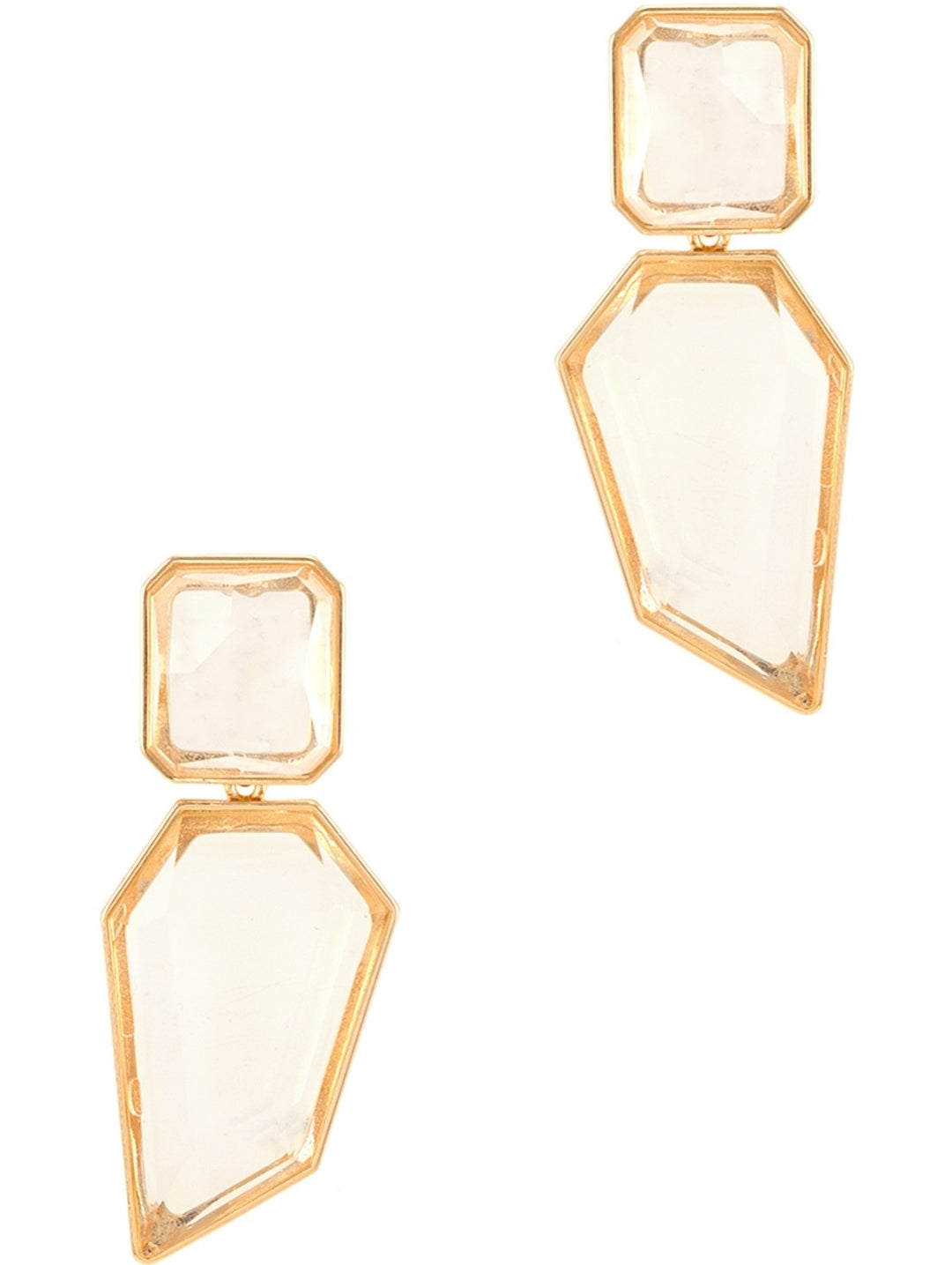 The Clear Geometric Earrings