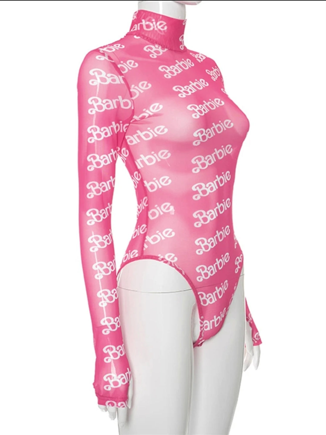 Pink sales barbie bodysuit