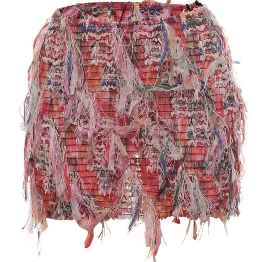 The Kash Fringe Skirt